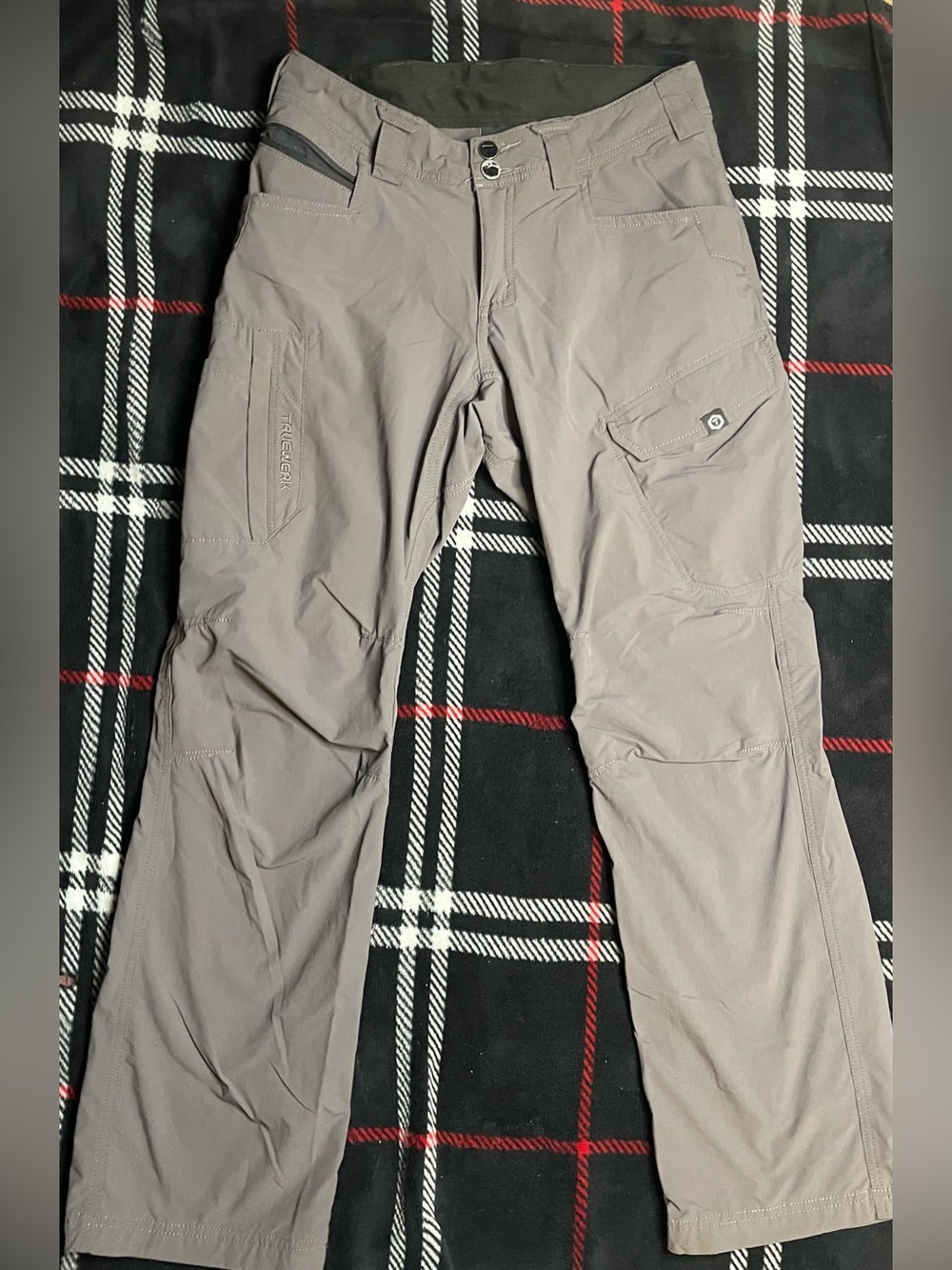 TRUEWERK T1 WerkPant Women’s Size 6 Short Gray Cargo Utility Work Pants